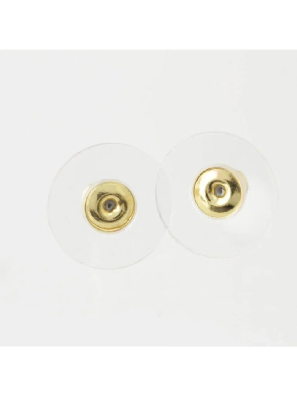 Chanel CC Logo Earrings Gold